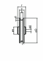 Preview: Graugussseilrolle mit runder Nut