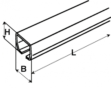 Laufschiene 2 m lang