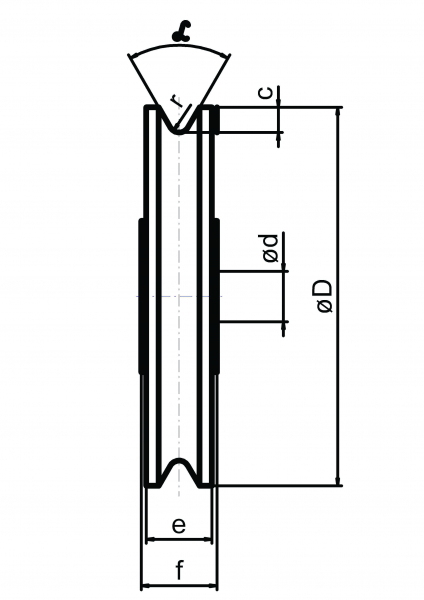 Stahlseilrolle